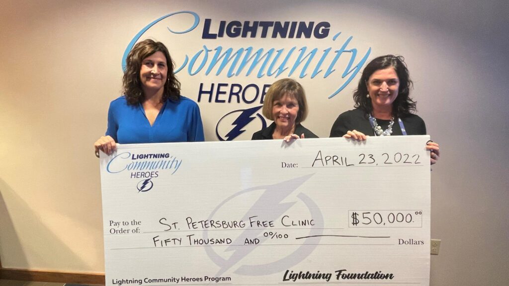 Marylou Bourdow honored as Lightning Community Hero
